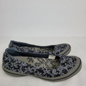 Merrell Luna Sport Blue Women's Flower Print Slip On Shoes US Size  7